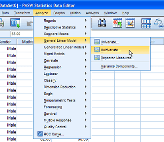 آموزش تحلیل واریانس چند متغیره در spss