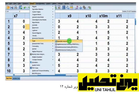 انجام مدل تحلیل مسیر به روش سنتی در spss