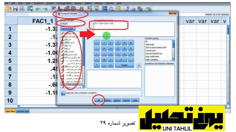 انجام مدل تحلیل مسیر به روش سنتی در spss