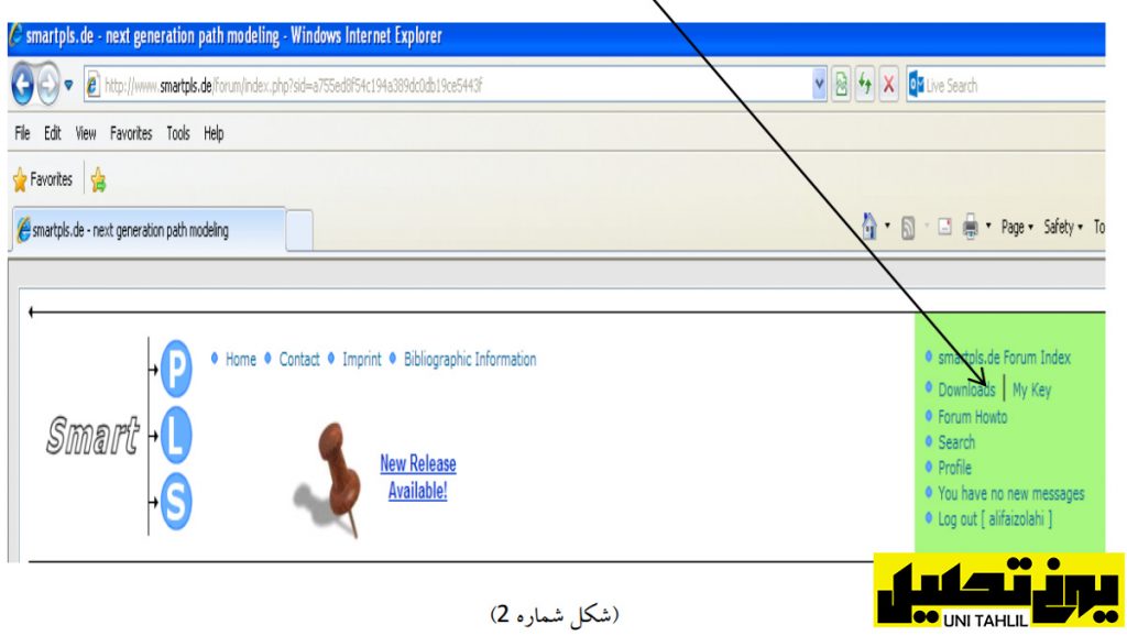 نحوه دانلود نرم افزار smartPLS