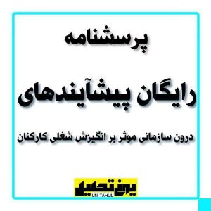 پرسشنامه رایگان پیشآیندهای درون سازمانی